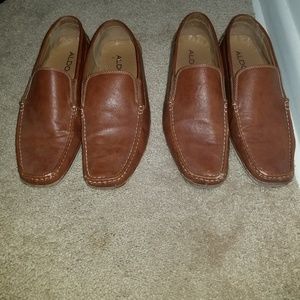 MENS ALDO COGNAC SHOES